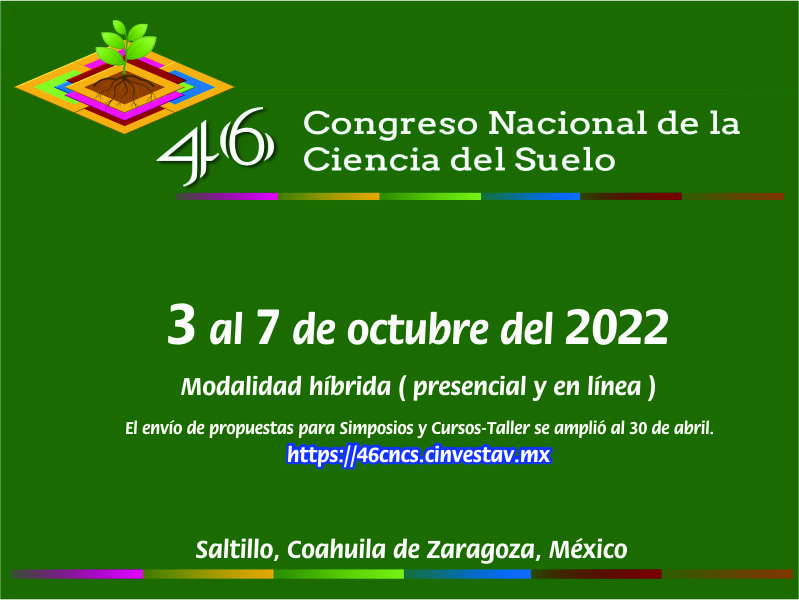 46 congreso Nacional de la Ciencia del Suelo