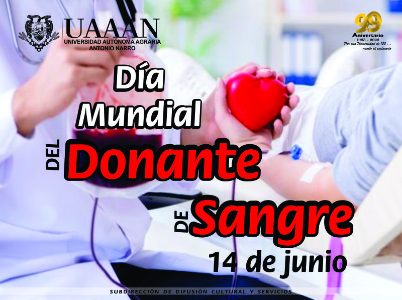 Junio 14: Día Mundial del Donante de Sangre