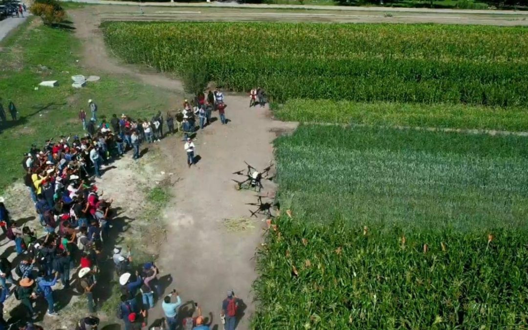 Demostración práctica y teórica con drones para la agricultura