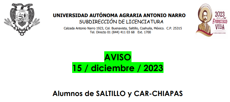 AMPLIACION DE FECHA LIMITE DE PAGO INSCRIPCION ENERO – JUNIO DE 2023