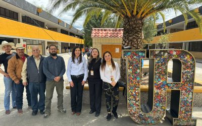 Entrega de tapitas del grupo BIDA de la UAAAN a la asociación súmate al amor