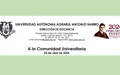 COMUNICADO DIRECCIÓN DE DOCENCIA