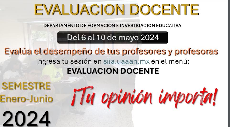 EVALUACION DOCENTE ENERO – JUNIO DE 2024