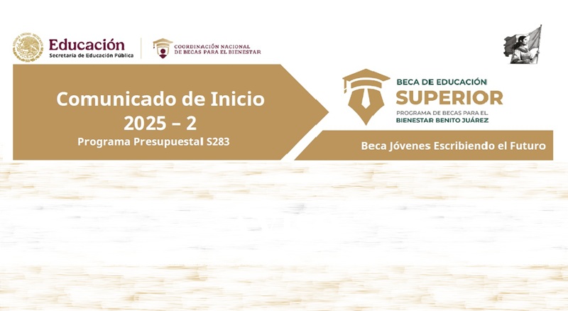 Alumnos interesados a solicitar Beca «Jóvenes Escribiendo el Futuro»