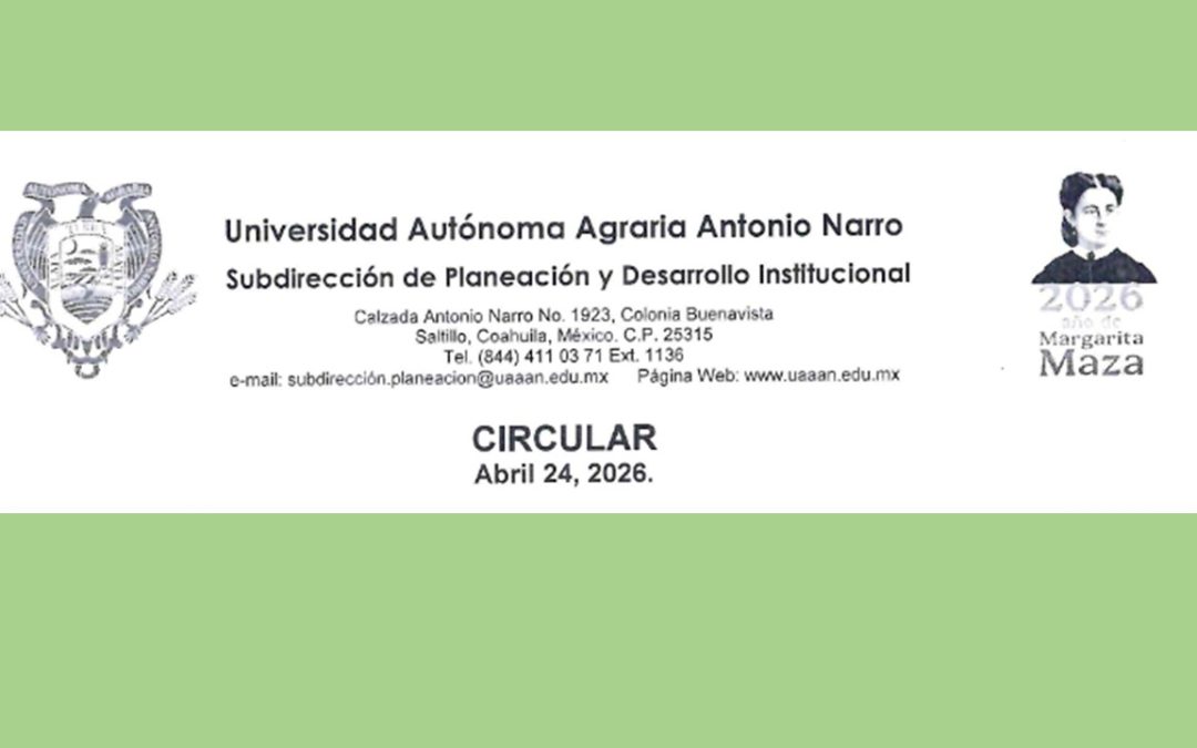 COMUNICADO. UNIDAD DE PLANEACION Y EVALUACION