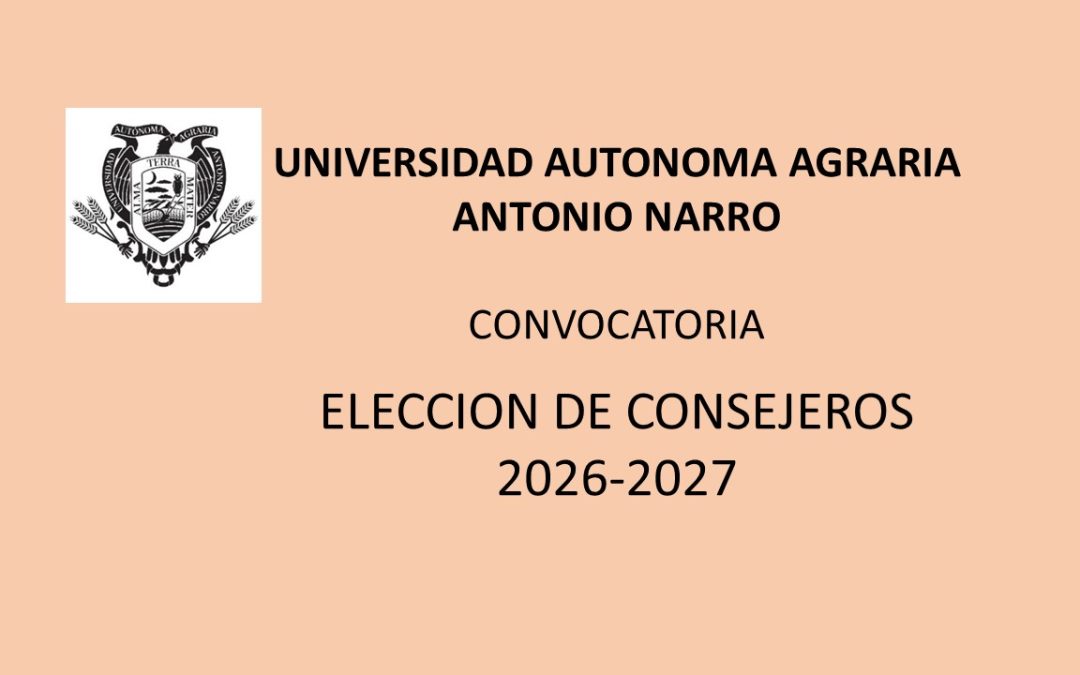 CONVOCATORIA. ELECCION DE CONSEJEROS 2026-2027