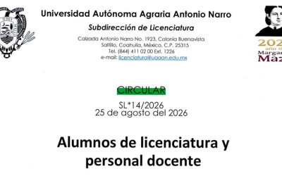 AVISO. SUBDIRECCION DE LICENCIATURA