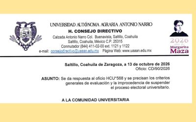 COMUNICADO DEL CONSEJO DIRECTIVO
