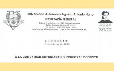 COMUNICADO. SECRETARIA GENERAL