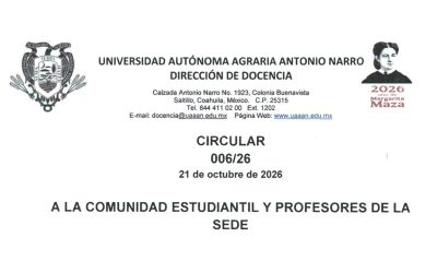 COMUNICADO. DIRECCION DE DOCENCIA
